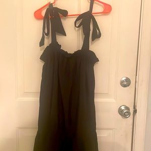 Black Bow Maxi Dress
